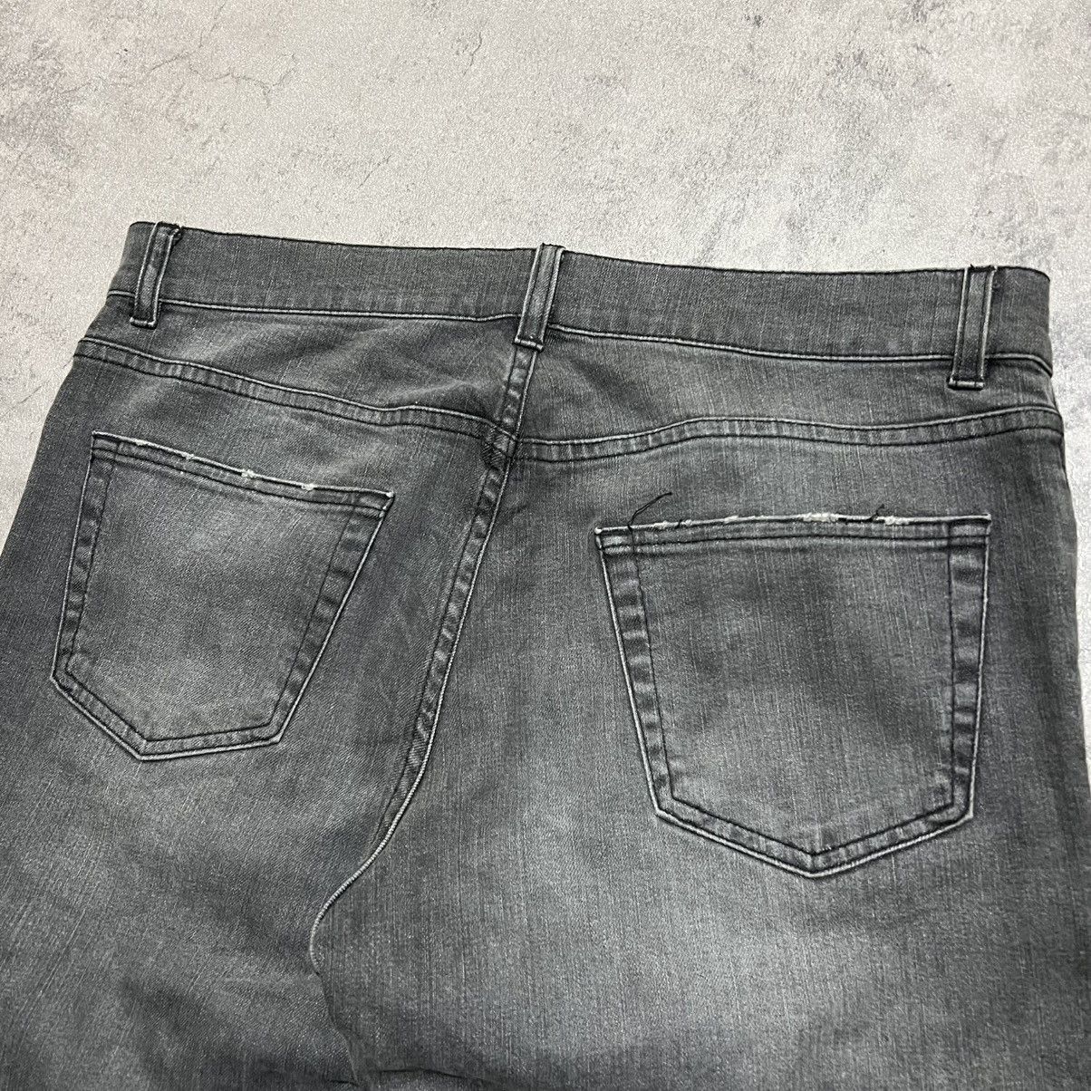 Helmut Lang 00s Helmut Lang Faded Black Low Waist Denim Jeans Size US 34 / EU 50 - 6 Thumbnail