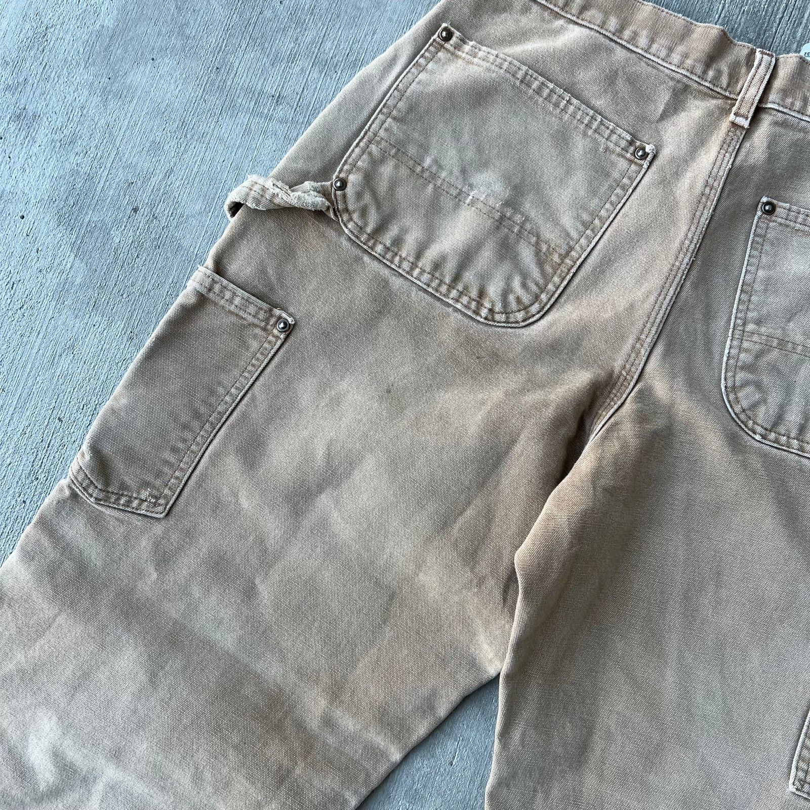 Carhartt × Vintage Carhartt brown double knee work wear carpenter pants Size US 29 - 11 Thumbnail