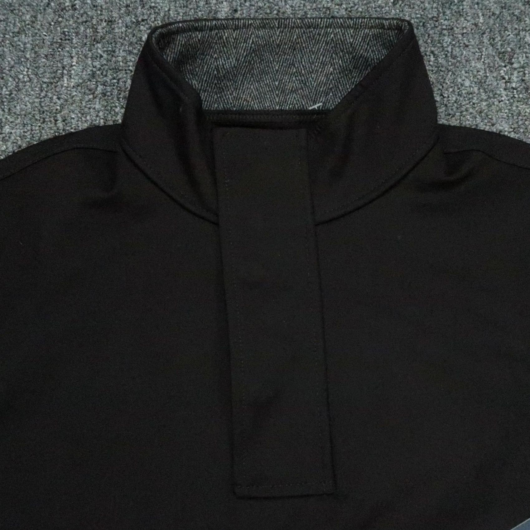 Asics BYLT Pullover Mens Small Black Athletic Golf Quarter Zip Size US S / EU 44-46 / 1 - 2 Thumbnail