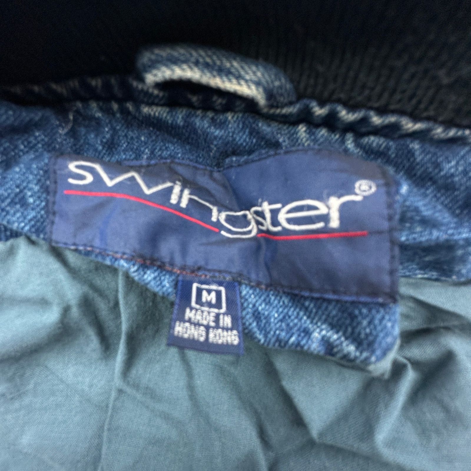 Swingster VTG 90s Swingster Corvette Denim Jean Jacket Twill Varsity M Size US M / EU 48-50 / 2 - 2 Thumbnail