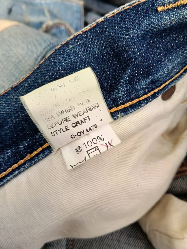 In The Attic × Japanese Brand × Vintage Vintage In The Attic Jeans Distressed Custom Made 1 Of 1 Size US 32 / EU 48 - 8 Thumbnail