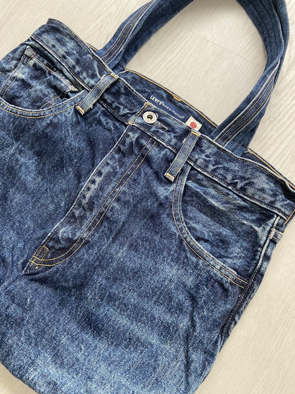 Levi's Made & Crafted Vintage Levi’s Made & Craft ‘Sun Rise’ Japan Denim Totebag Size ONE SIZE - 2 Thumbnail