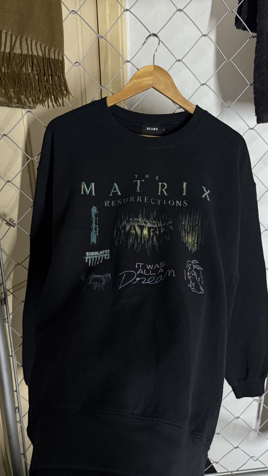 Beams Japan Beams X The Matrix Resurrections X ©&TM Warner Bros (s22) Size US L / EU 52-54 / 3 - 4 Thumbnail
