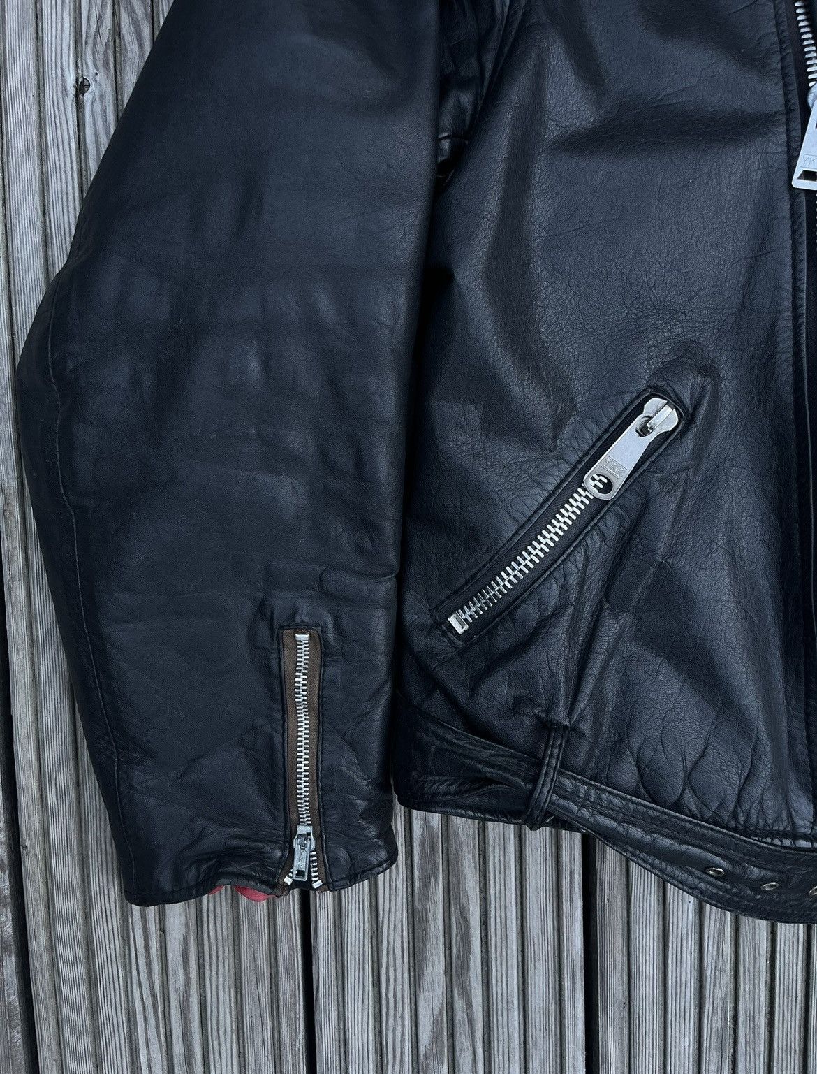 Vintage True vintage 1970s No.1 Leather Biker jacket Size US M / EU 48-50 / 2 - 4 Thumbnail
