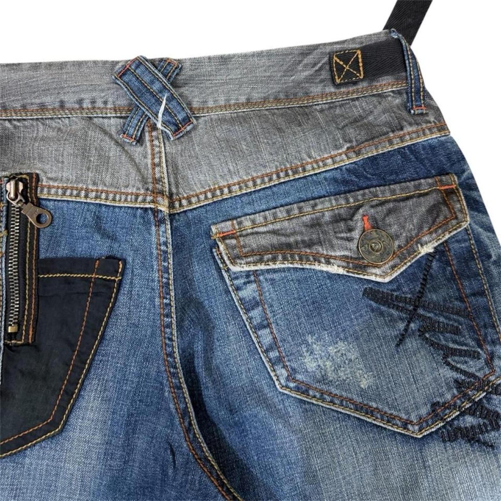 True Religion Y2K BNX Unique work baggy style denim jeans Size US 30 / EU 46 - 5 Thumbnail