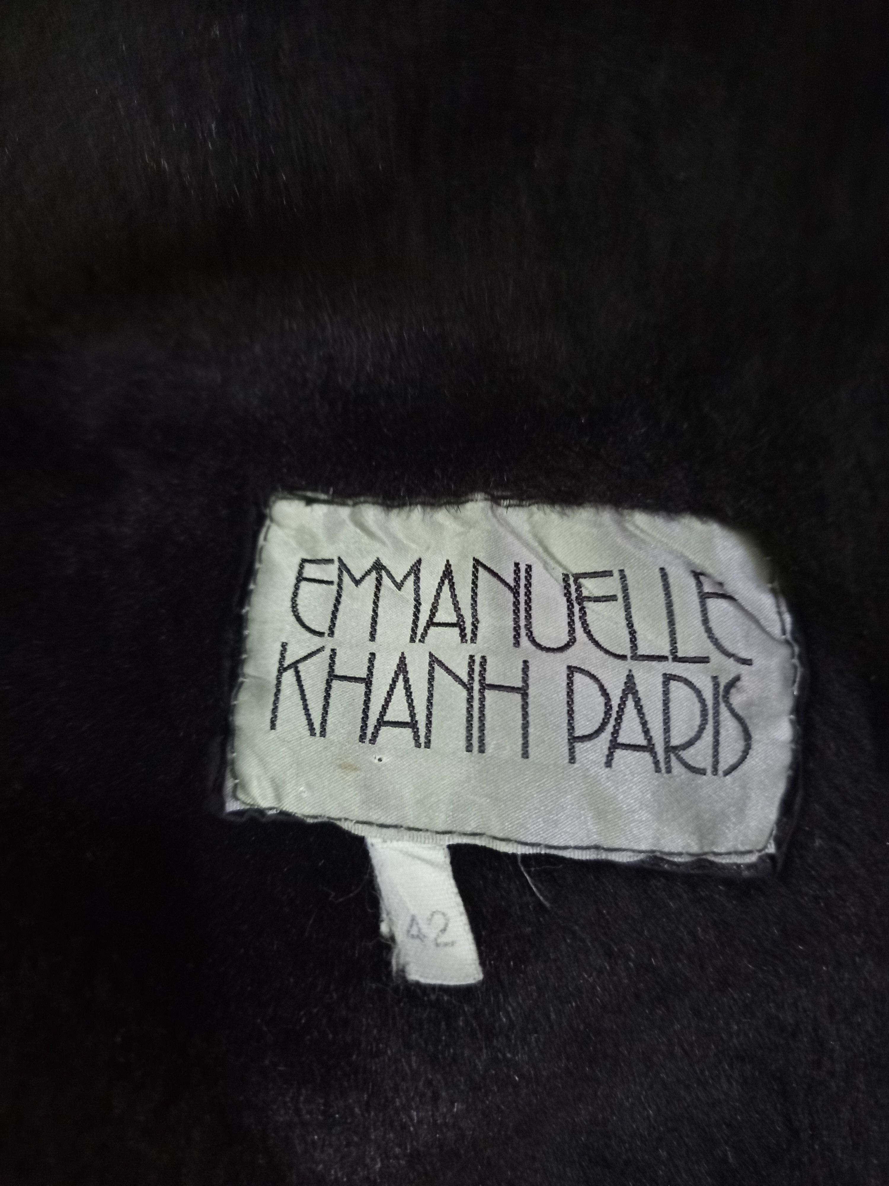 Emmanuelle Khanh 1970s Emmanuel Khanh Paris Shearling Cropped Jacket Size L / US 10 / IT 46 - 18 Thumbnail