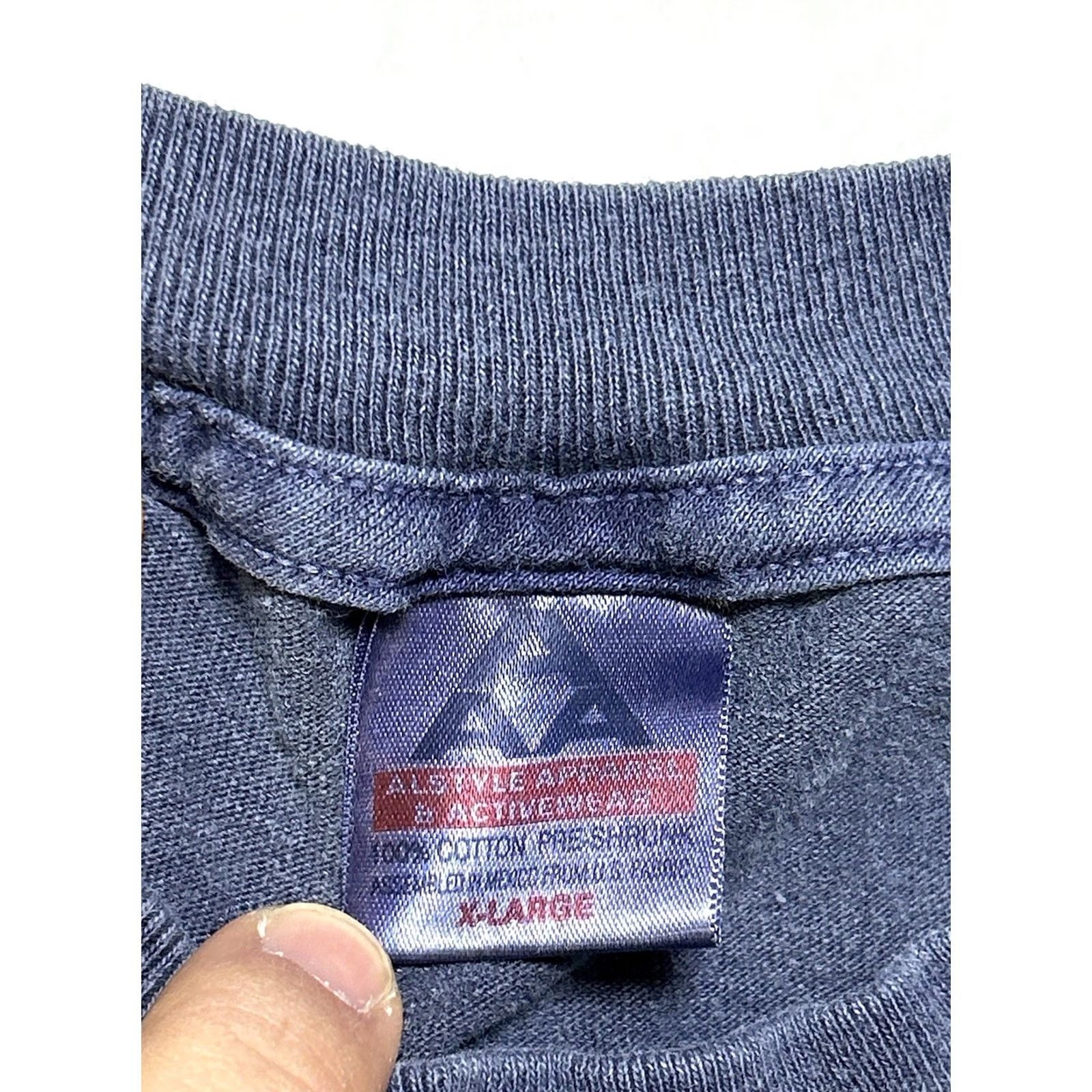 AAA VINTAGE The SIEGE Movie Shirt 1998 Denzel Washington XL 100% cotton Blue 90s Mens Size US XL / EU 56 / 4 - 6 Thumbnail