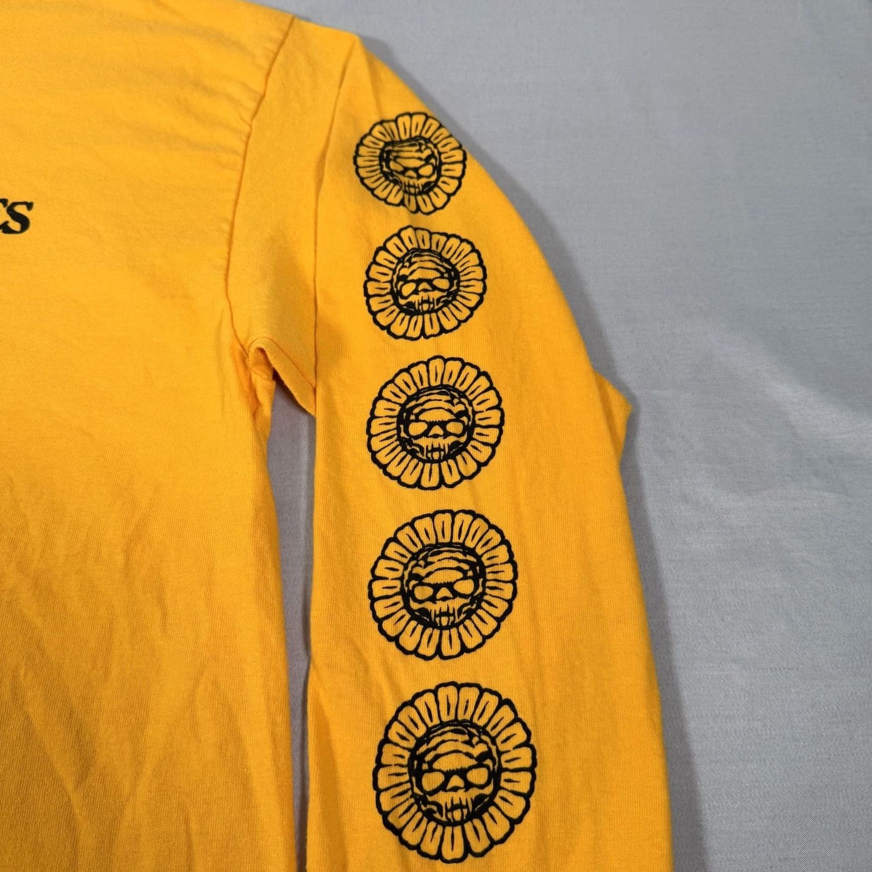 Bones BONES Shirt Large Mens Yellow Skull Graphic Long Sleeve Tee Size US L / EU 52-54 / 3 - 5 Thumbnail