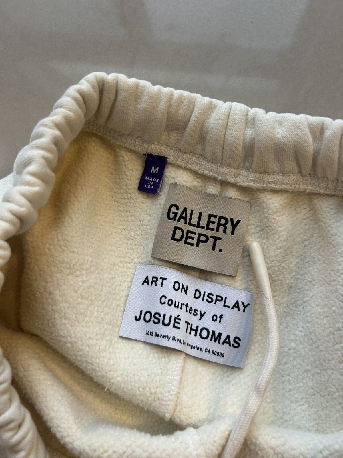 Gallery Dept. Gallery Dept Cream Flare Sweatpants Size US 30 / EU 46 - 2 Thumbnail