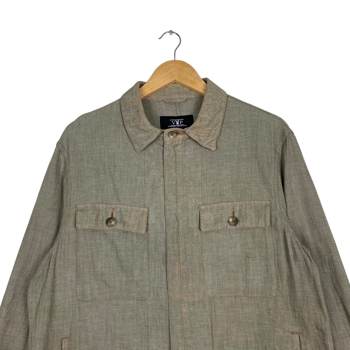 Playboy PLAYBOY Four Pocket Jacket Casual Jacket #1001-C44 Size US M / EU 48-50 / 2 - 2 Thumbnail