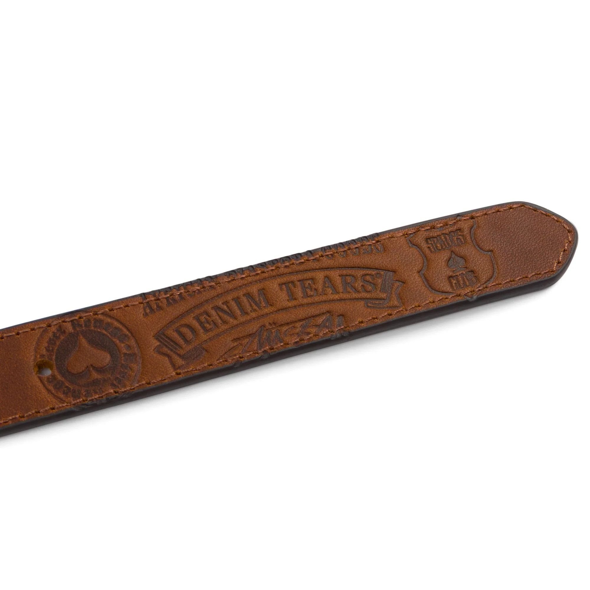 DENIM TEARS × Stussy (size S/M) Spade Needlepoint Belt Size ONE SIZE - 3 Thumbnail