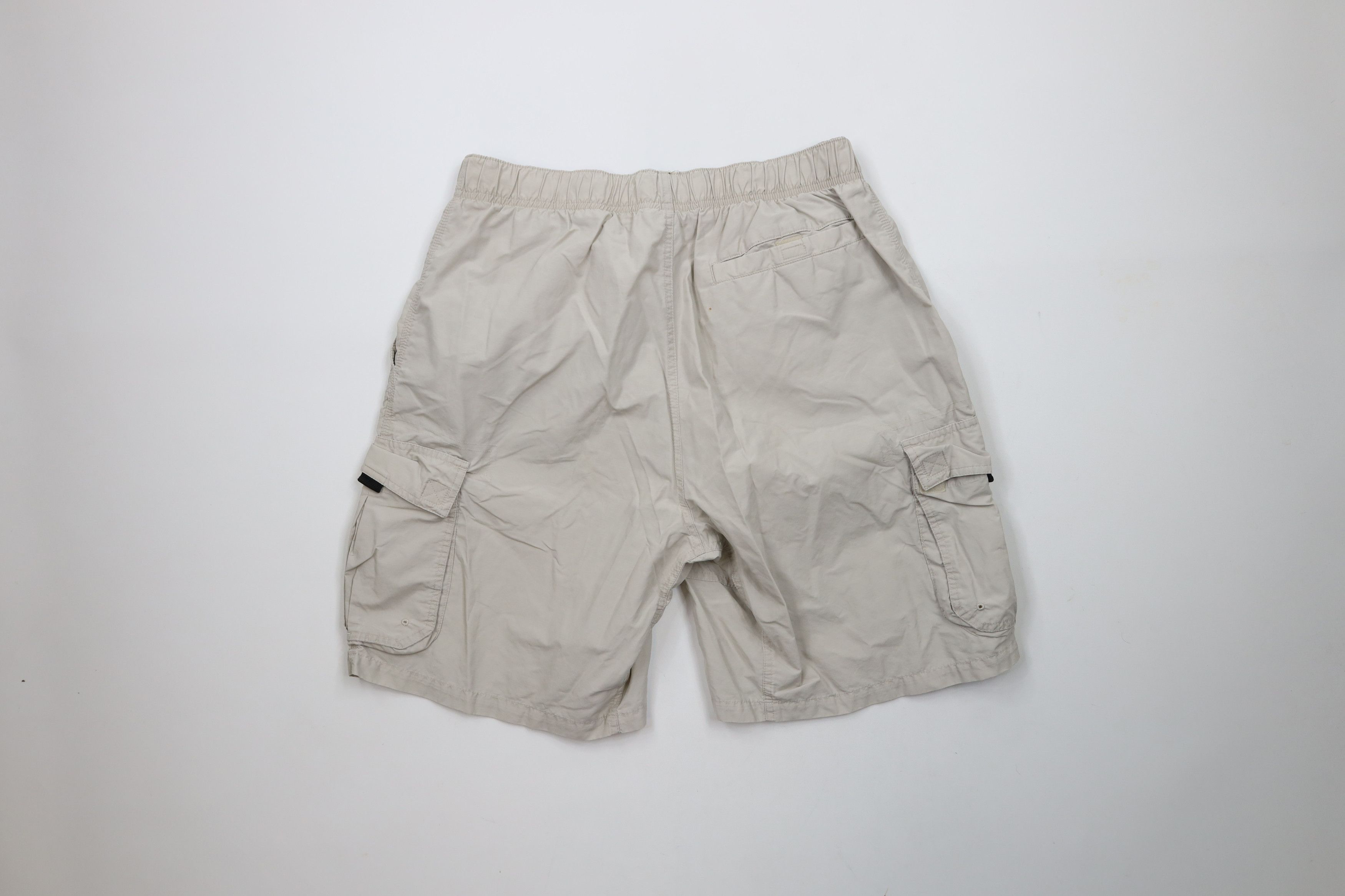 Columbia × Vintage Vintage Columbia Spell Out Lined Cargo Shorts Beige Tan Size US 32 / EU 48 - 11 Thumbnail