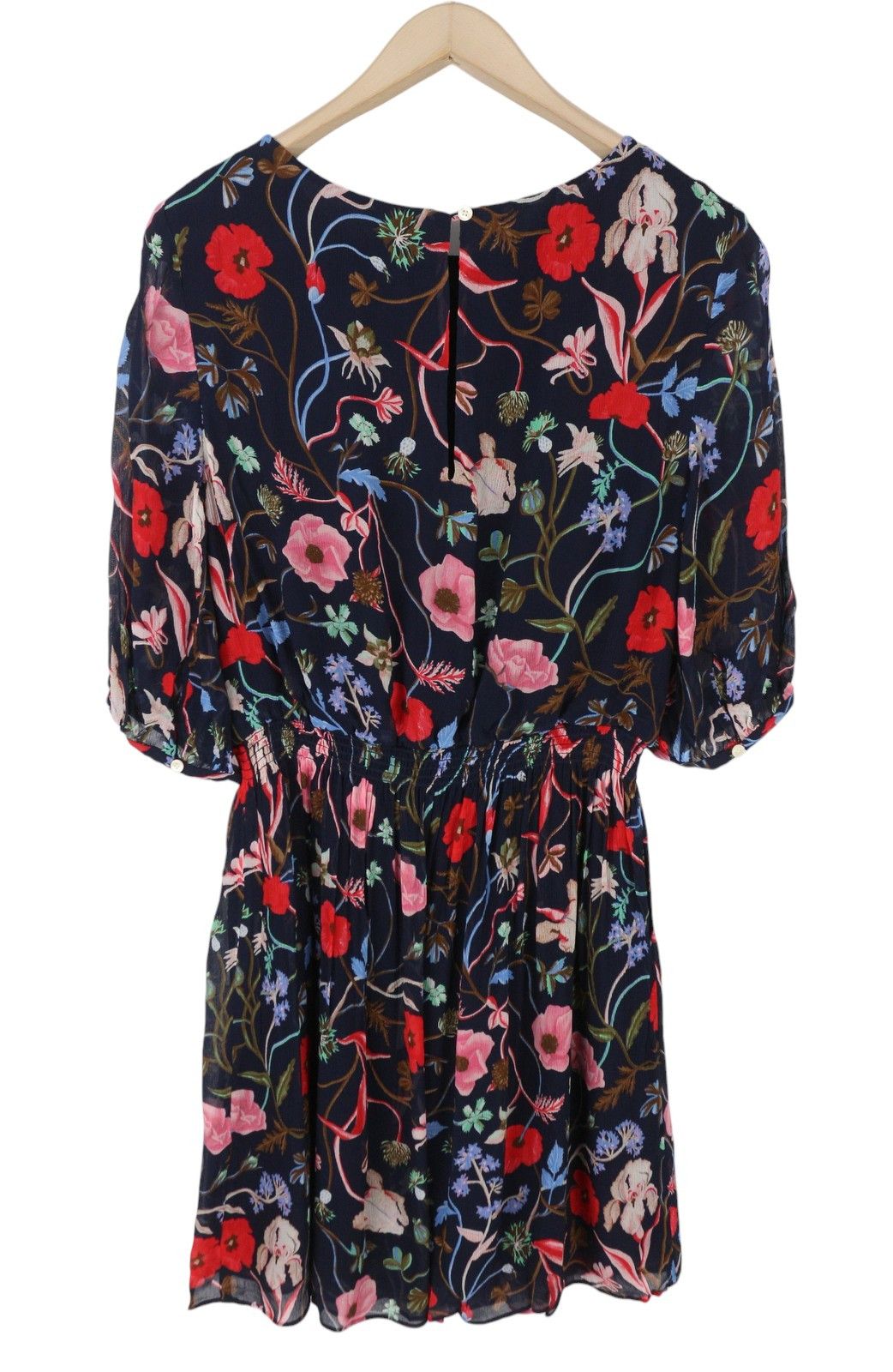 Gant WILD FLORAL BOATNECK EU36 Classic Blue Mini Dress 87731 Size S / US 4 / IT 40 - 4 Thumbnail