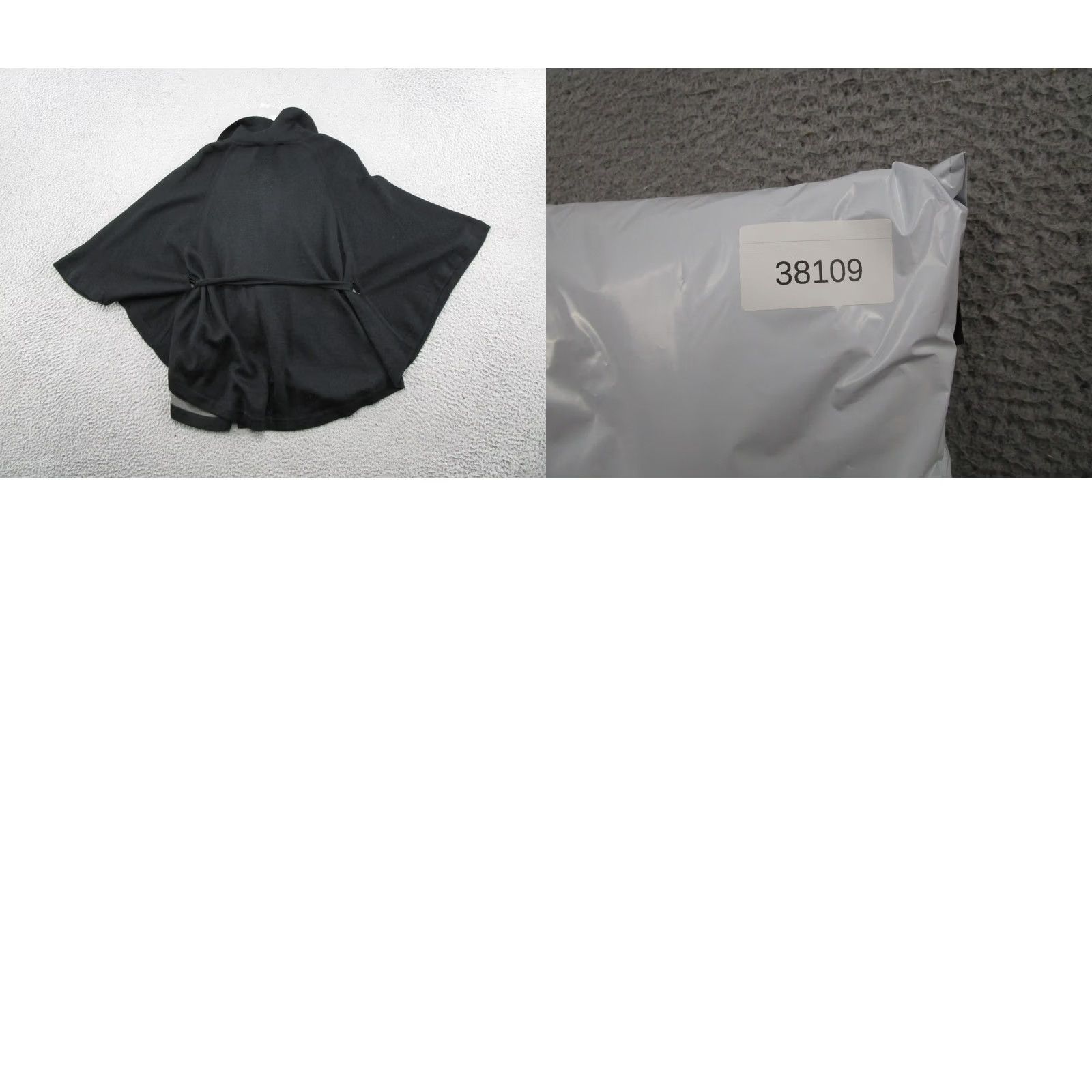 Loft LOFT Wool Blend Button Up Poncho Sweater Black XS/S Belted NEW Women Cardigan Knit Winter Fall Size XS / US 0-2 / IT 36-38 - 8 Thumbnail