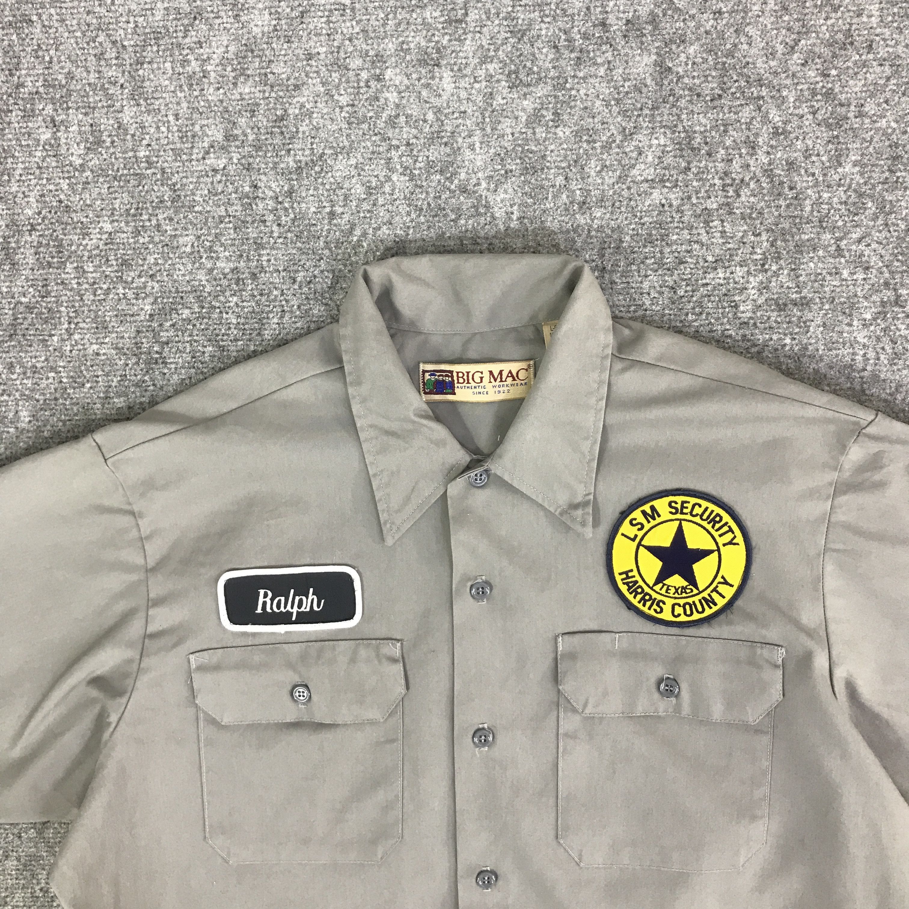 Big Mac VINTAGE BIG MAC BUTTON UP SHIRT K93B45 Size US XL / EU 56 / 4 - 2 Thumbnail