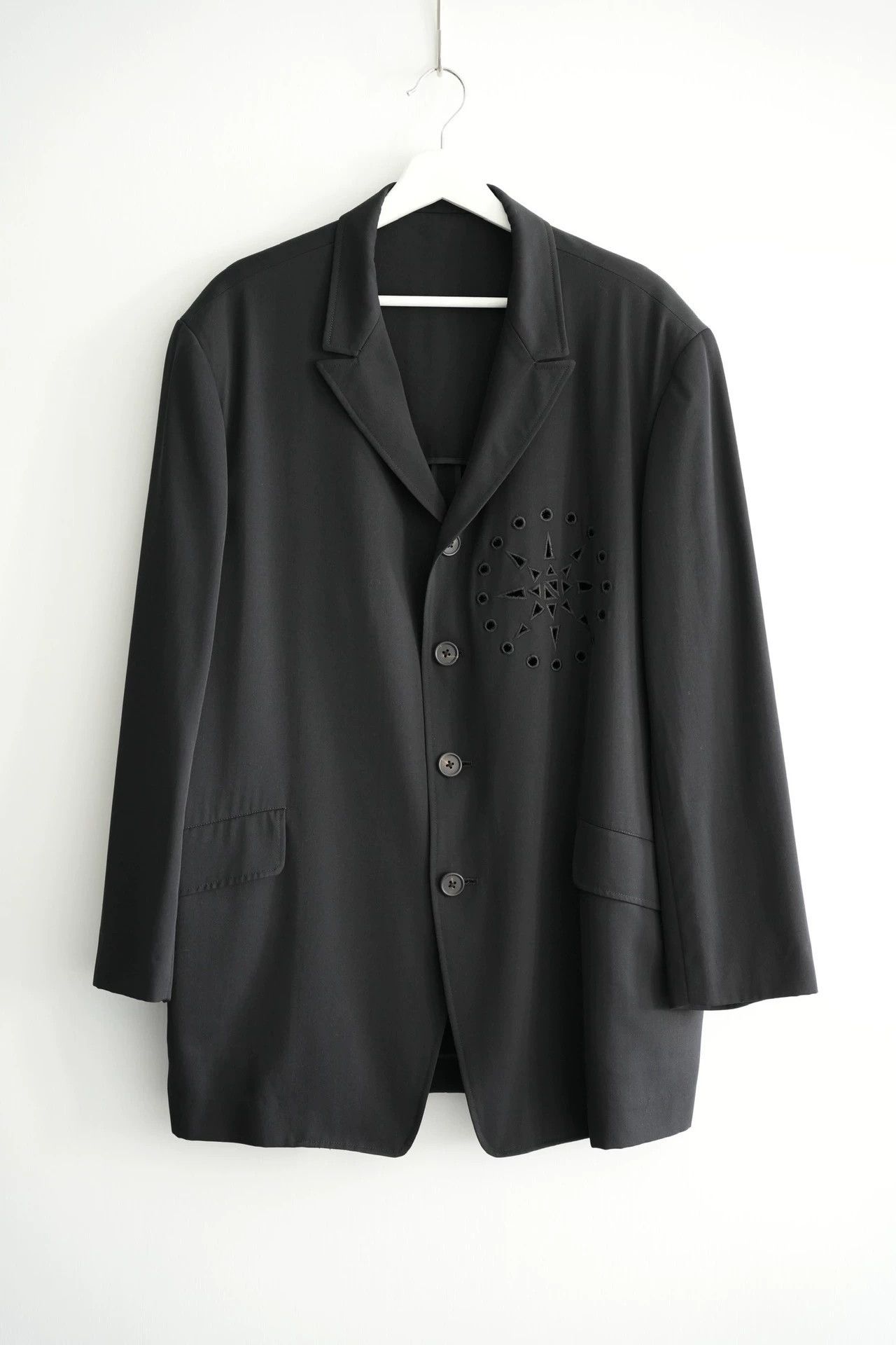 Yohji Yamamoto Yohji Yamamoto 90S First Year Flower Fire Hollowed Out Suit -DMC Size US M / EU 48-50 / 2 - 1 Thumbnail