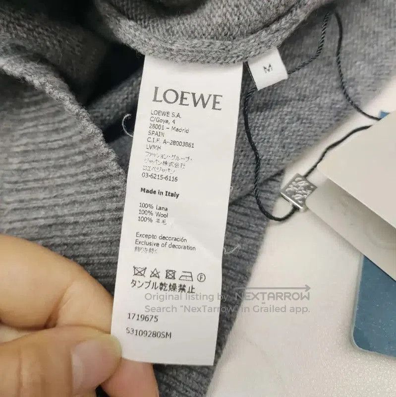 Loewe Loewe Gray Wool Women's Sweater . Size M / US 6-8 / IT 42-44 - 4 Thumbnail