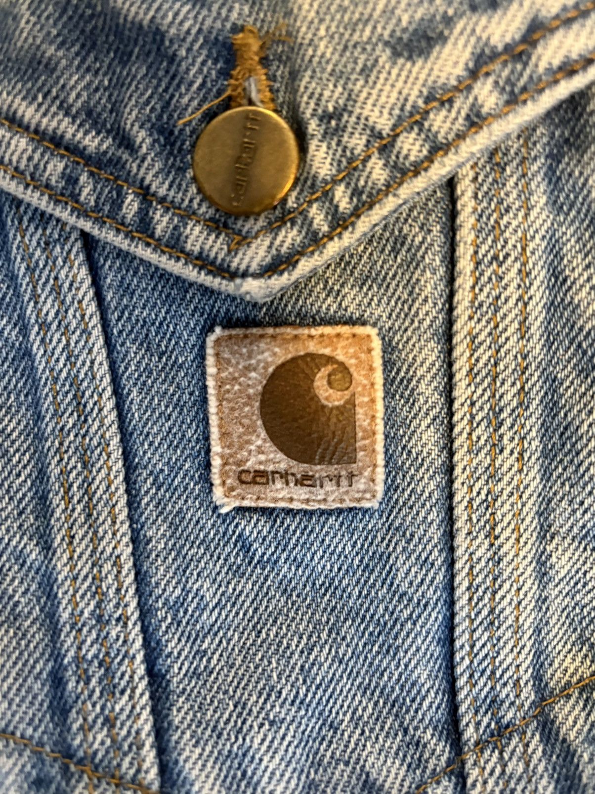 Carhartt Denim Flannel Lined Carhartt Size US L / EU 52-54 / 3 - 3 Thumbnail