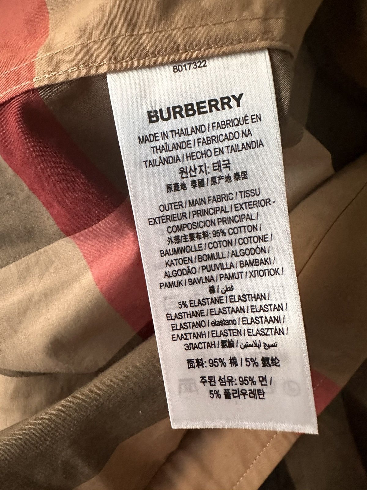 Burberry Burberry Nova Check Short Sleeves Shirt Size US S / EU 44-46 / 1 - 6 Thumbnail