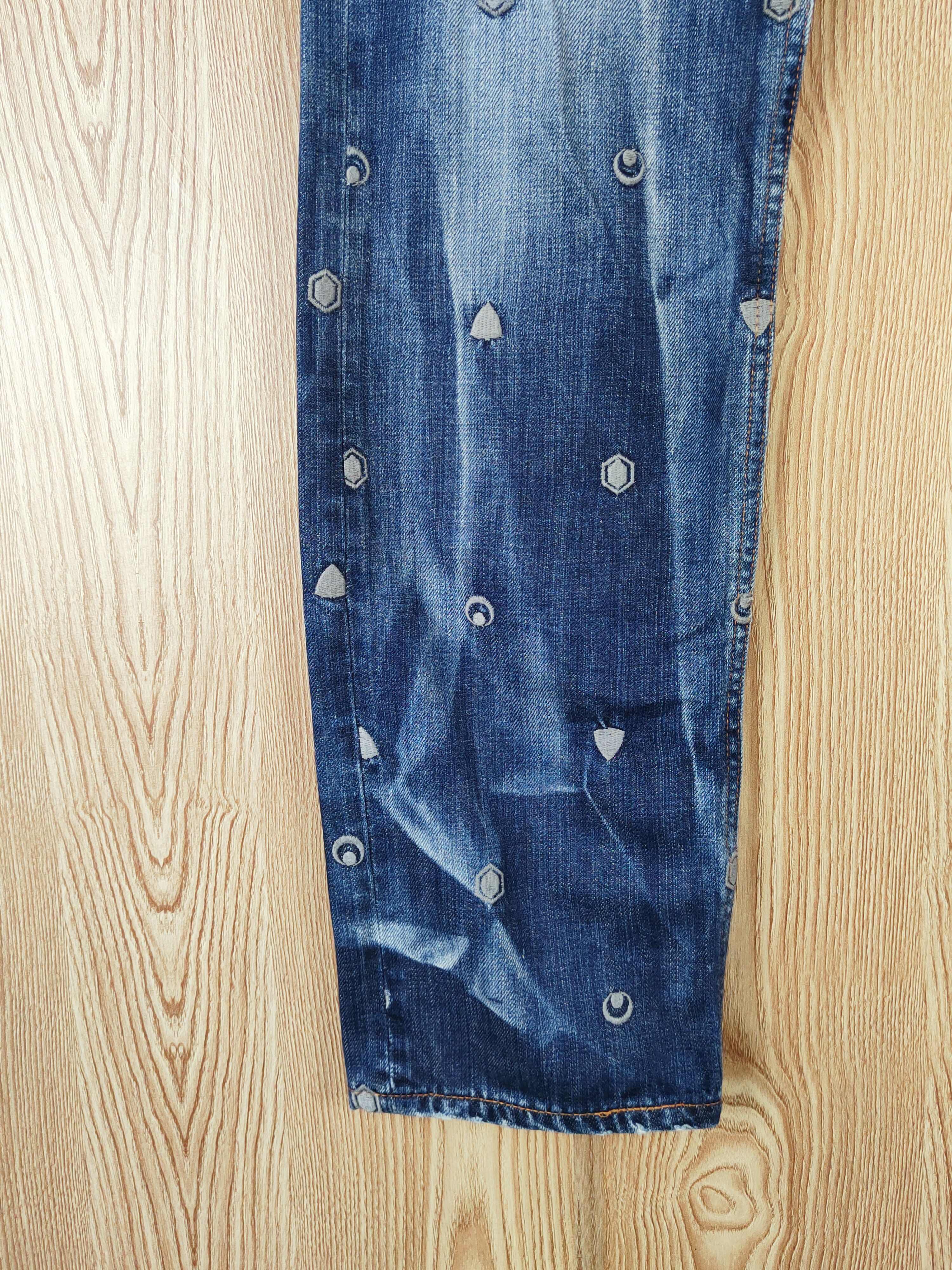 Takeo Kikuchi TK Mixpice Dark Blue Distressed Ripped Jeans #W343 Size US 30 / EU 46 - 4 Thumbnail