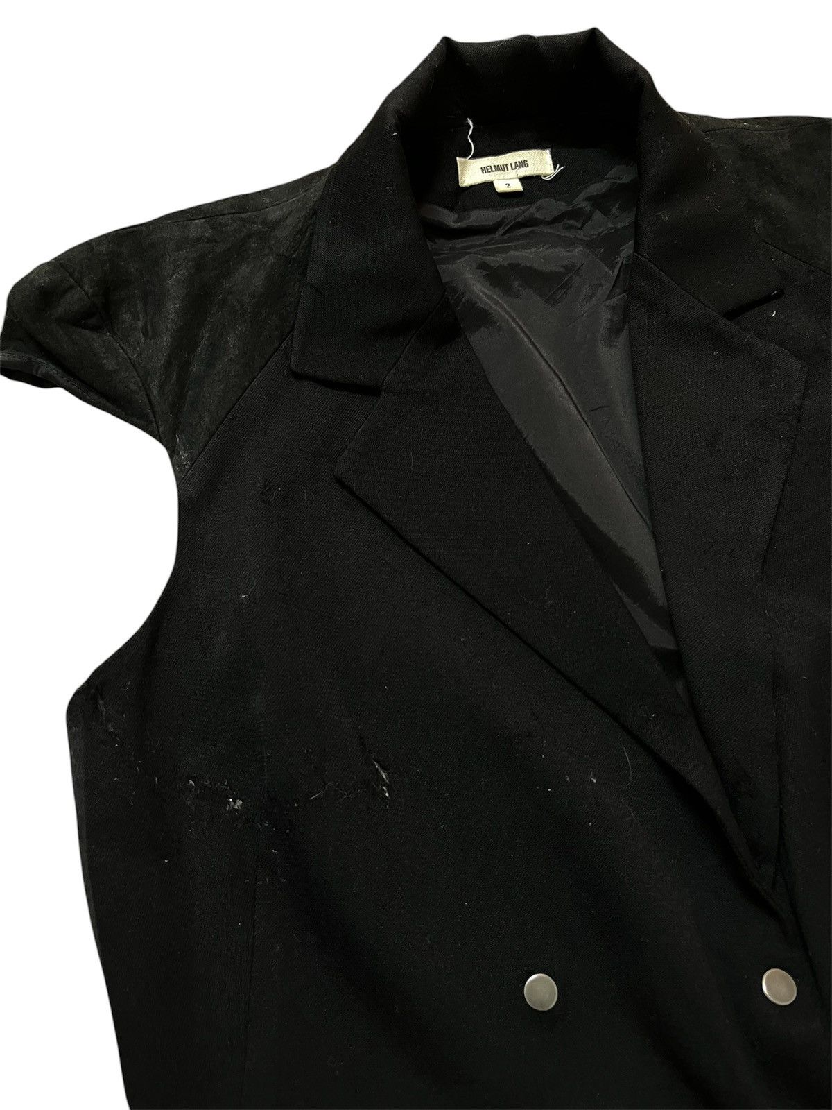 Helmut Lang × Japanese Brand × Vintage Helmut Lang Vest Size US S / EU 44-46 / 1 - 4 Thumbnail