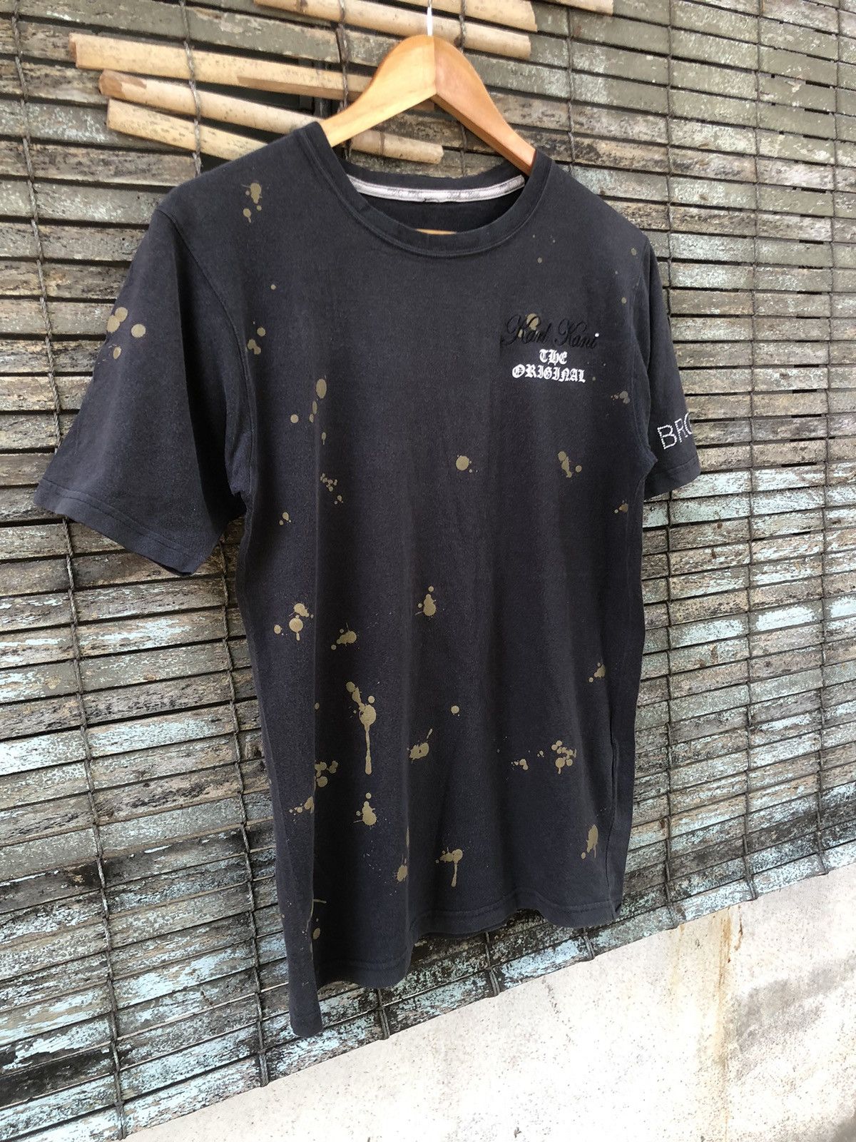 Japanese Brand 🔥Vintage Y2K🔥Karl Kani King Of Black Tshirts Size US S / EU 44-46 / 1 - 23 Thumbnail