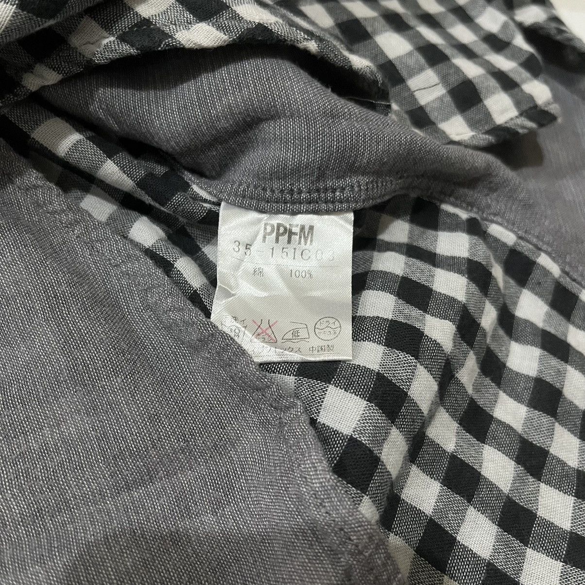 Japanese Brand PPFM Checkerd Button Up Shirt Size US M / EU 48-50 / 2 - 8 Thumbnail