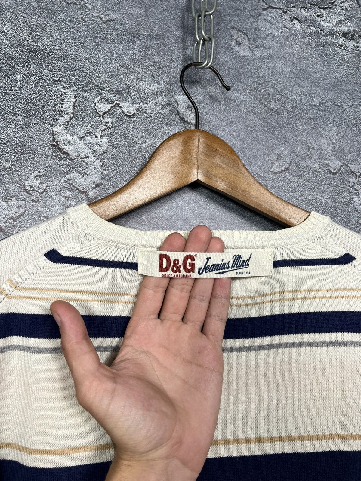 Dolce & Gabbana Vintage Dolce Gabbana V Check Jumper Sweater Size US M / EU 48-50 / 2 - 16 Thumbnail