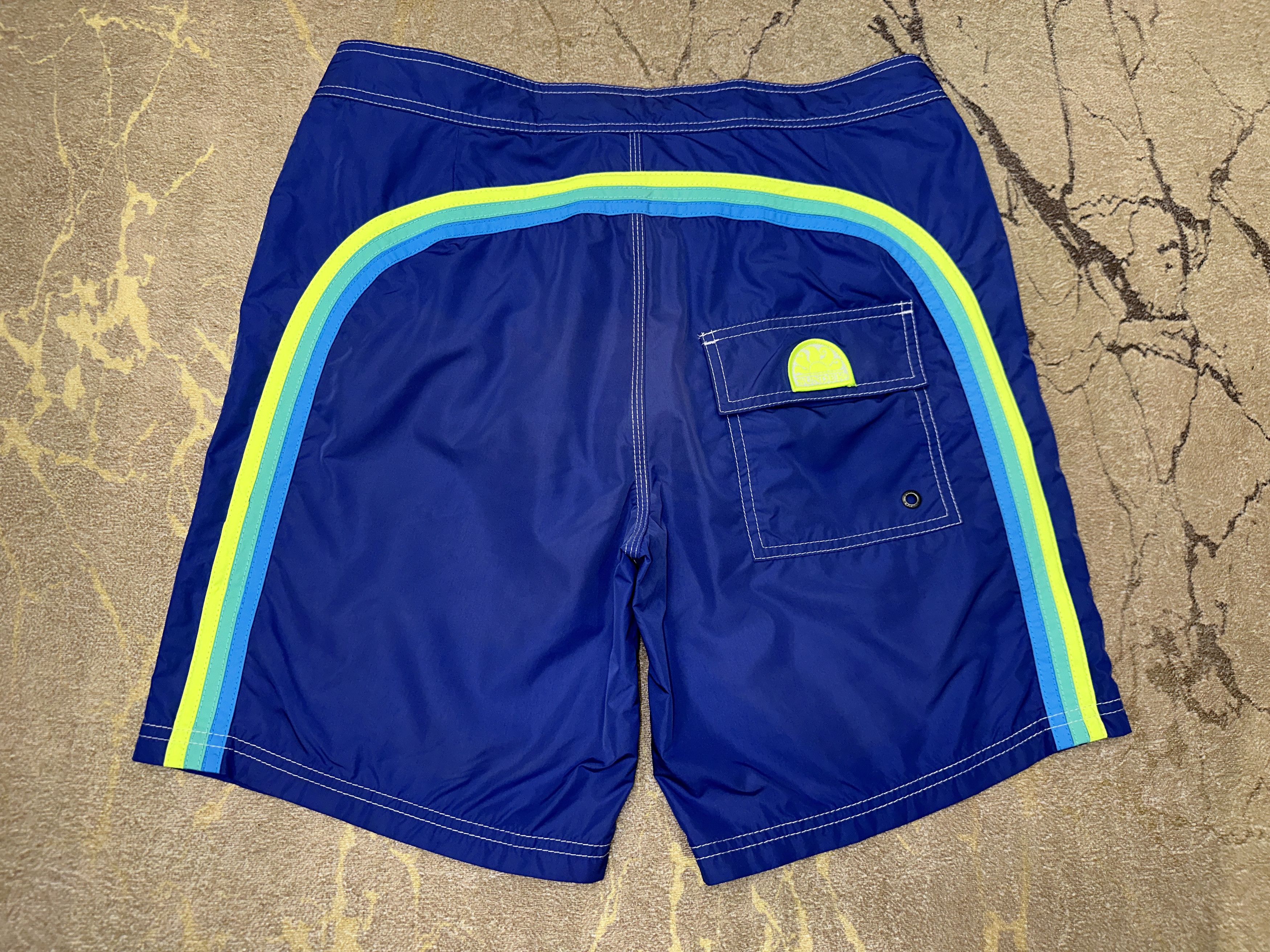 Sundek Sundek 31 Long Beach Board Shorts Trunks Bath Suit Size 31 S Size US 31 - 4 Thumbnail