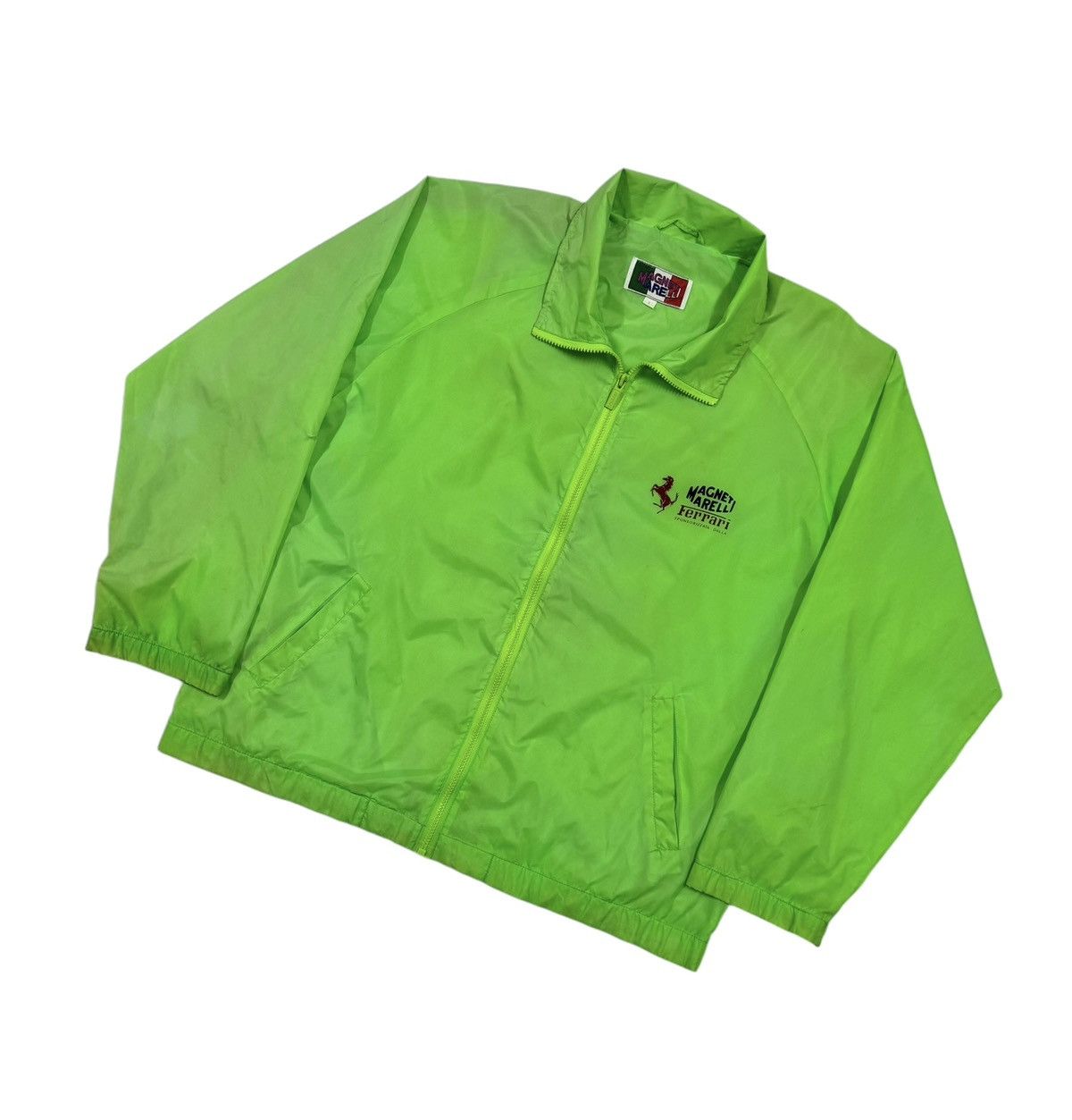 Ferrari × Sports Specialties × Vintage Vtg🔥Magneti Marreli Neon Green Sponsorizzata Dalla jacket Size US L / EU 52-54 / 3 - 4 Thumbnail