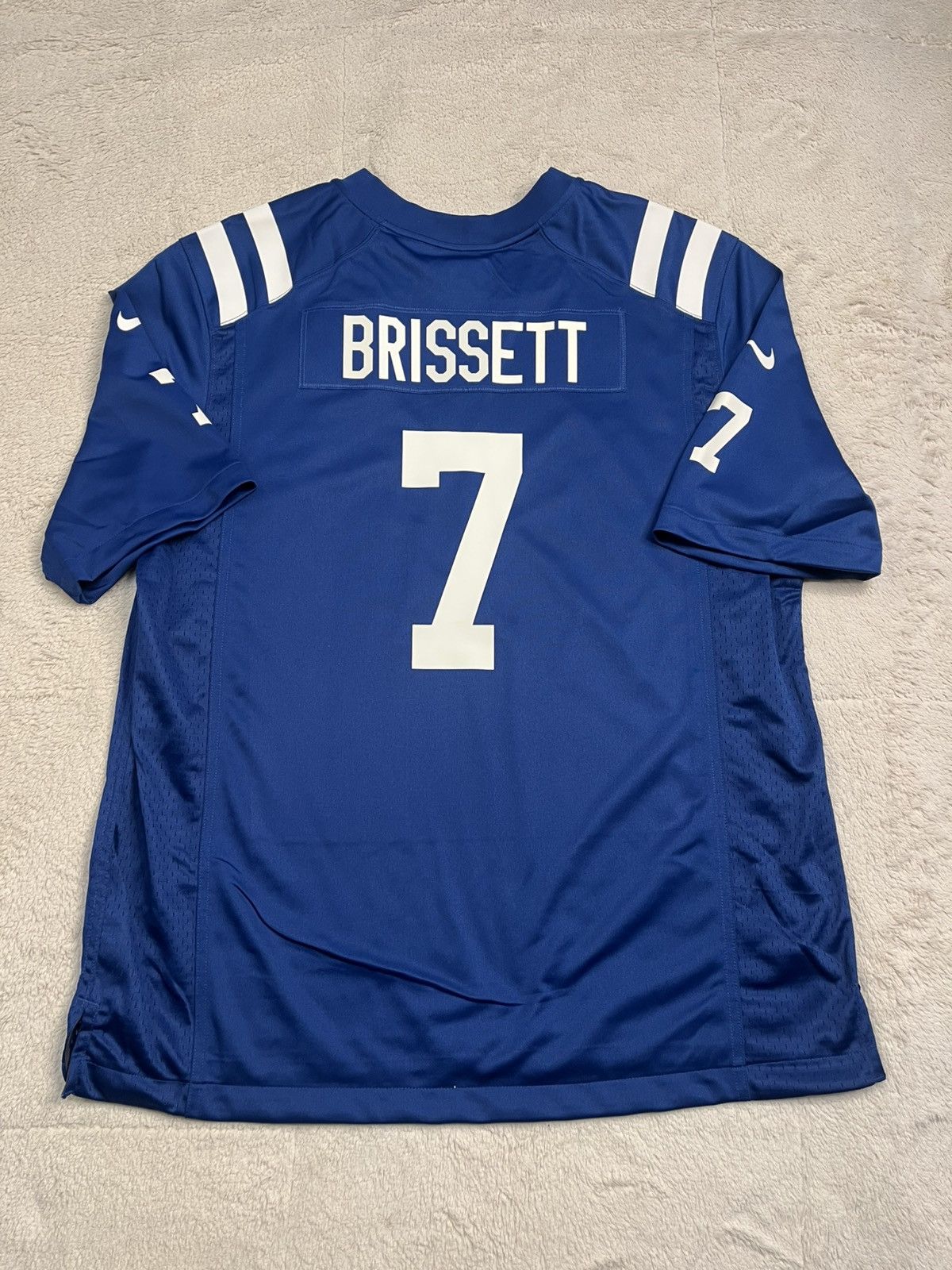 Nike Nike NFL On Field Indianapolis Colts Jacoby Brissett Jersey Size US XL / EU 56 / 4 - 5 Thumbnail
