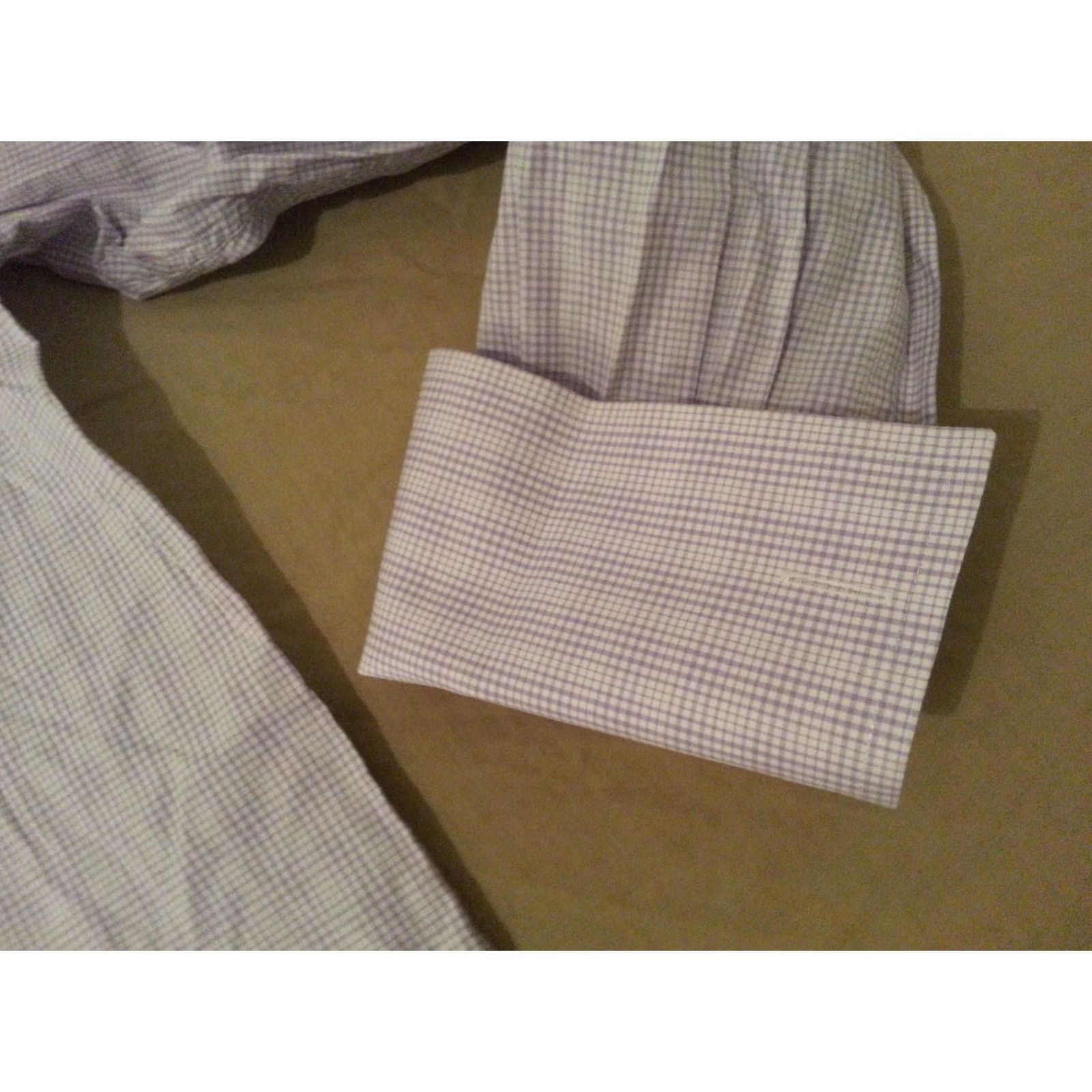 Charles Tyrwhitt Mens Dress Shirt Charles Tyrwhitt Purple Slim Cotton 16 35 Size 42R - 4 Thumbnail