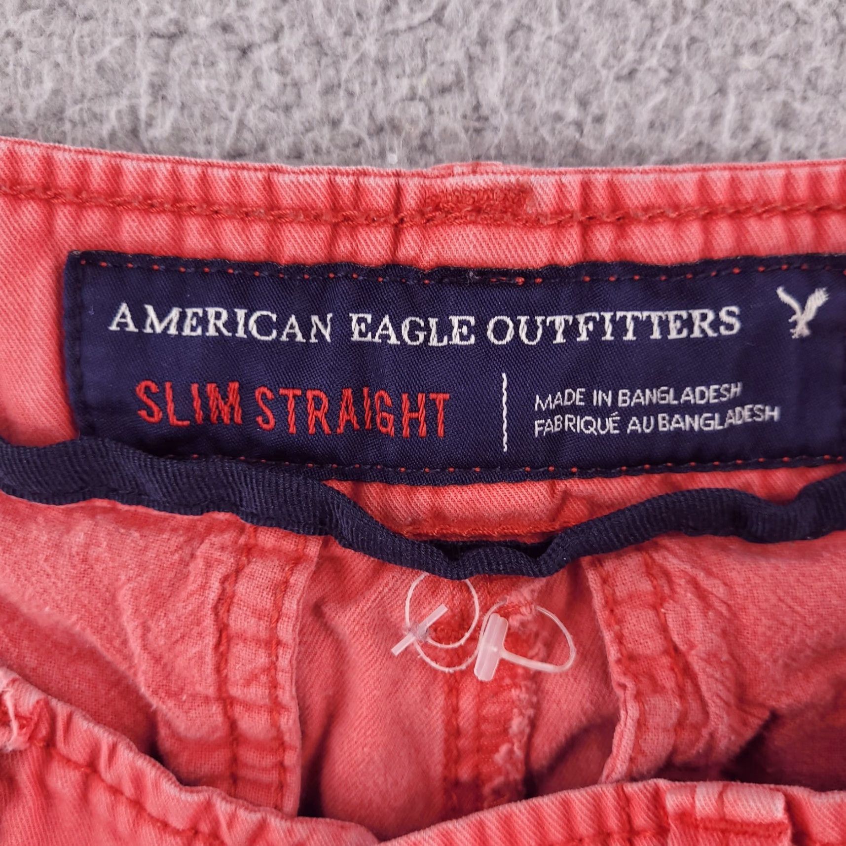 American Eagle Outfitters American Eagle Outfitters Slim Fit Shorts Mens 30 Red Pink Orange Mango Chino Solid Logo 30-Day Returns Mens Size US 30 / EU 46 - 3 Thumbnail