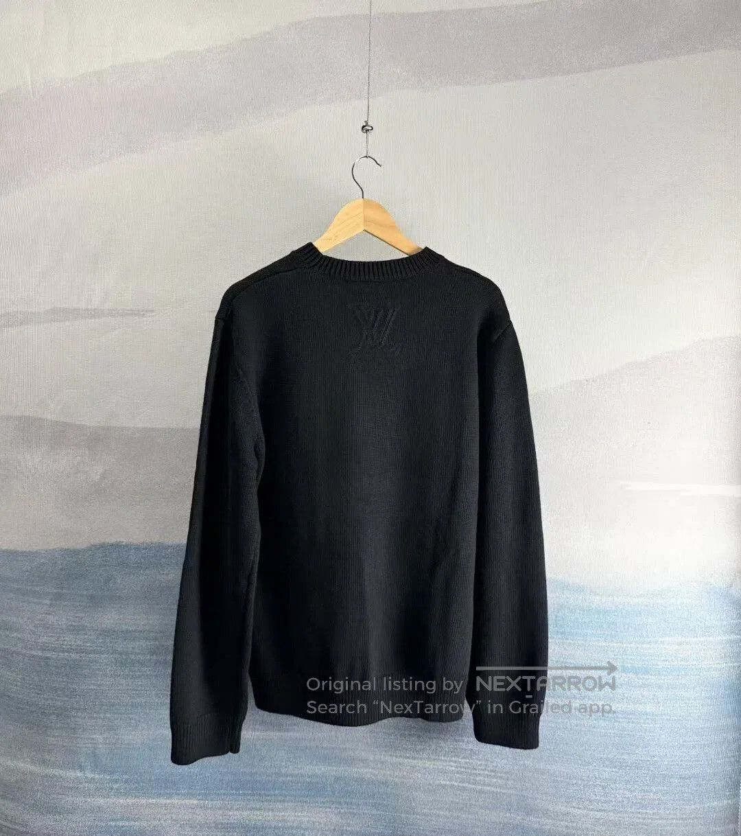 Louis Vuitton louis vuitton black embroidered sweater xl. Size US XL / EU 56 / 4 - 3 Thumbnail