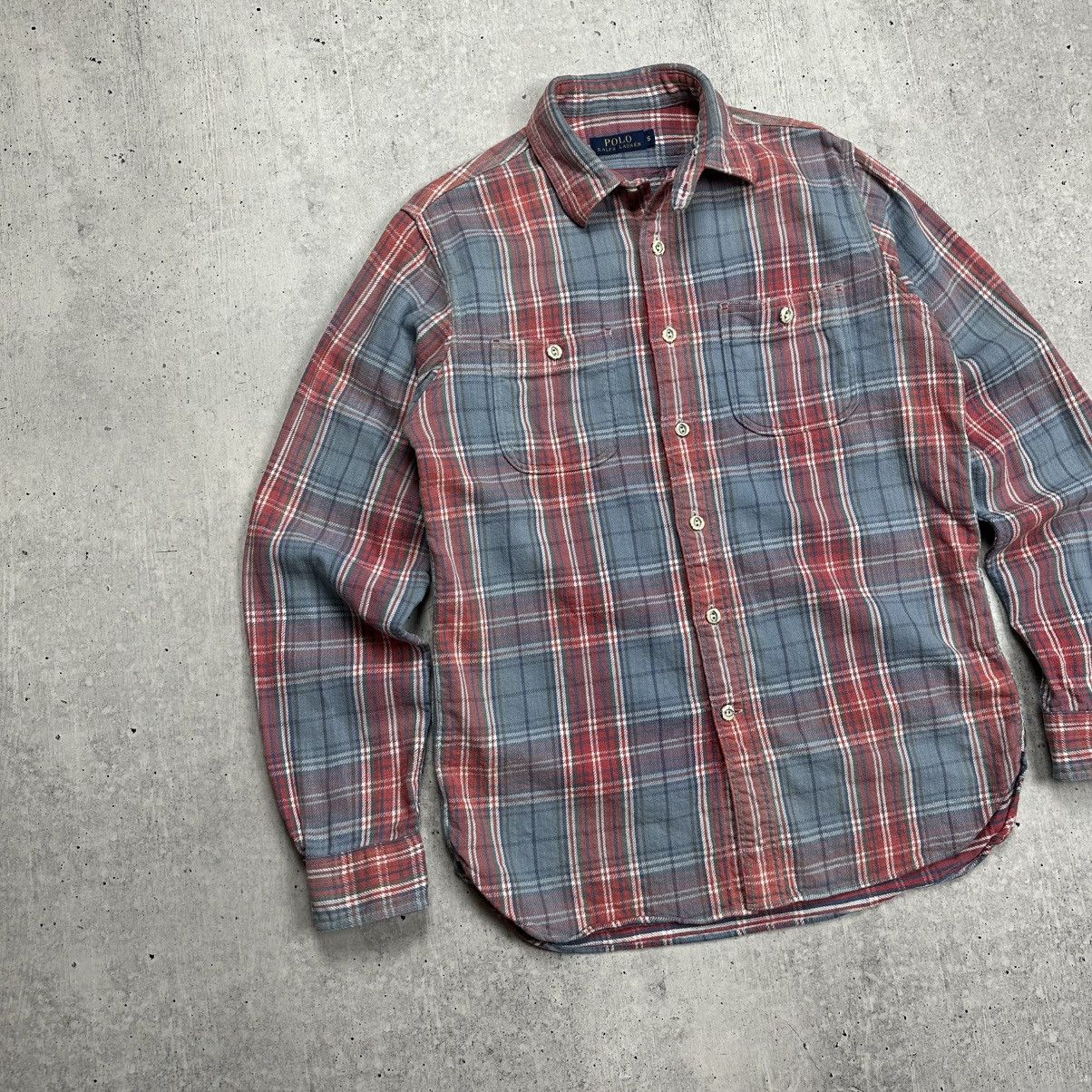 Flannel × Polo Ralph Lauren × Ralph Lauren Polo Ralph Lauren Flannel Button Shirt Multicolor Checkered Size US S / EU 44-46 / 1 - 4 Thumbnail
