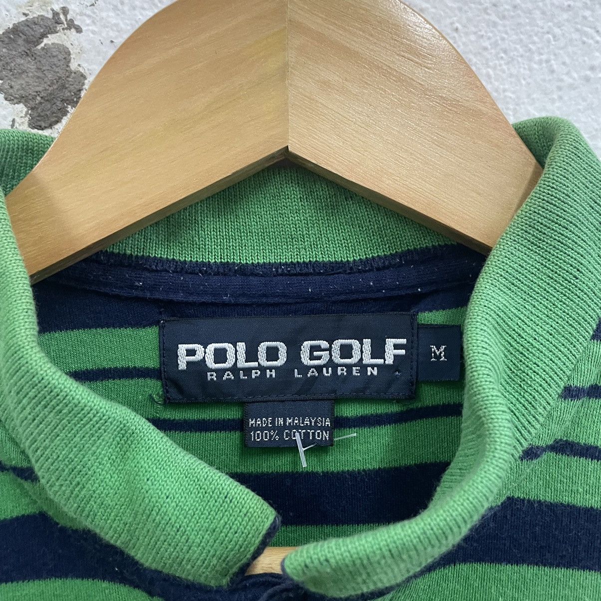 Polo Ralph Lauren × Ralph Lauren 🔥Vintage Polo Ralph Lauren Golf Striped Polos Tee Size US L / EU 52-54 / 3 - 7 Thumbnail