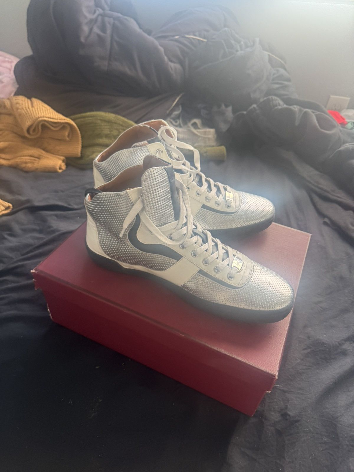 Bally Bally High Top Sneakers Size US 12 / EU 45 - 7 Thumbnail