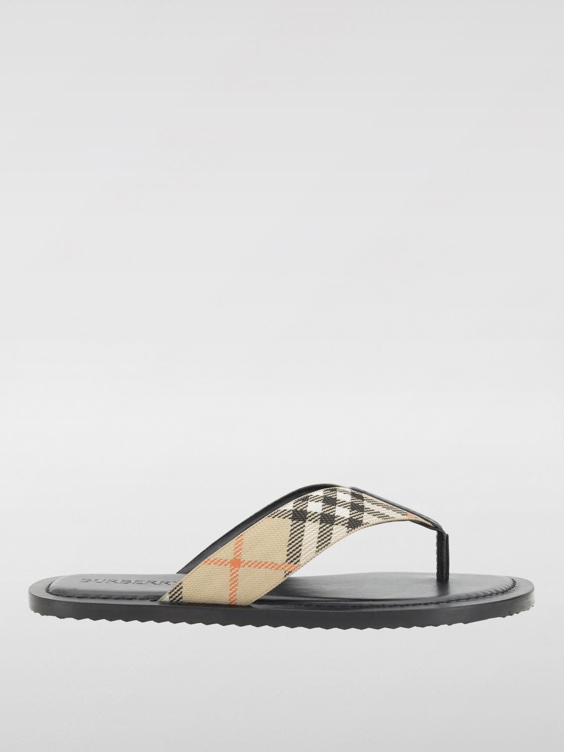 Burberry Burberry Sandals Men Sand Size US 7 / EU 40 - 1 Thumbnail