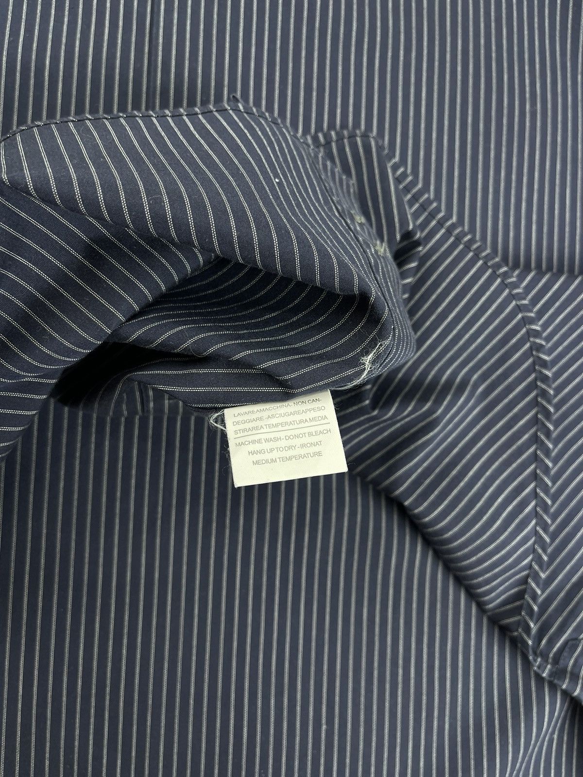 Boggi Boggi Milano Long Sleeve Striped Shirt Size 40 15 3/4 Size US L / EU 52-54 / 3 - 7 Thumbnail