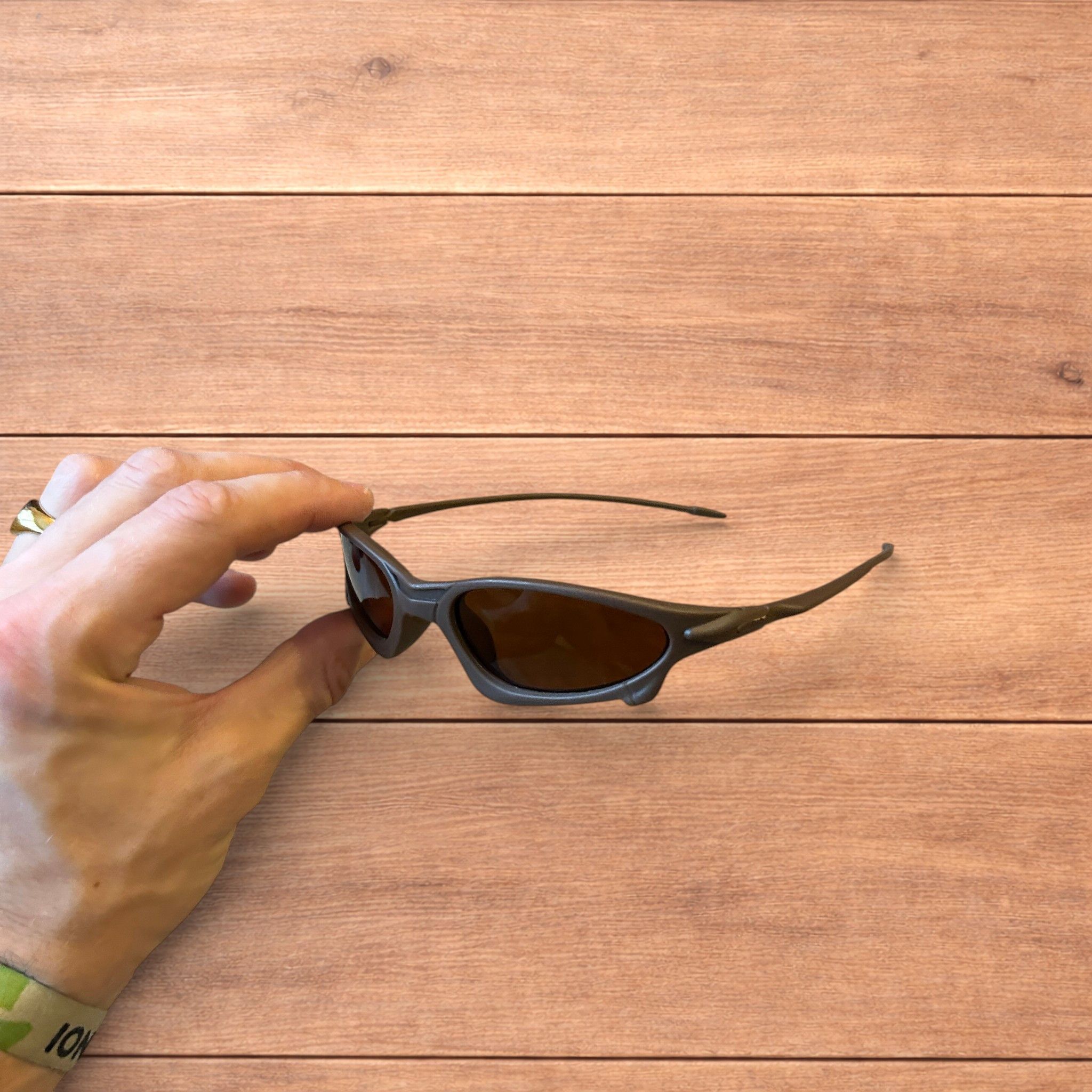 Japanese Brand Insane polarised sunglasses in brown with brown lens. Size ONE SIZE - 1 Thumbnail