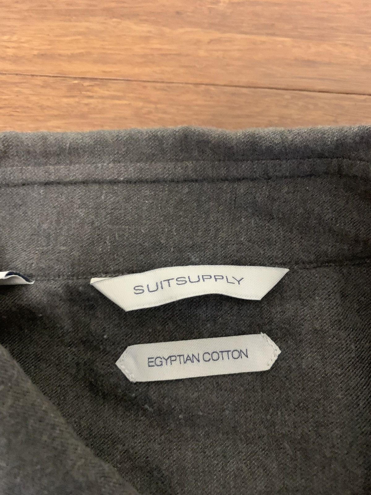 Suitsupply Suit Supply Egyptian Cotton Button Up 17/43 Extra Slim Fit Size US XL / EU 56 / 4 - 3 Thumbnail