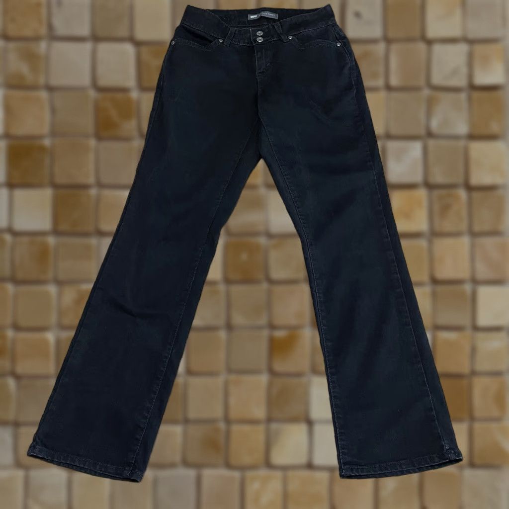 Levi's VINTAGE Levi's 529 Jeans Women's Black Dark Wash Straight Size 6 Medium 6M Women Jeans Size 28" / US 6 / IT 42 - 1 Thumbnail