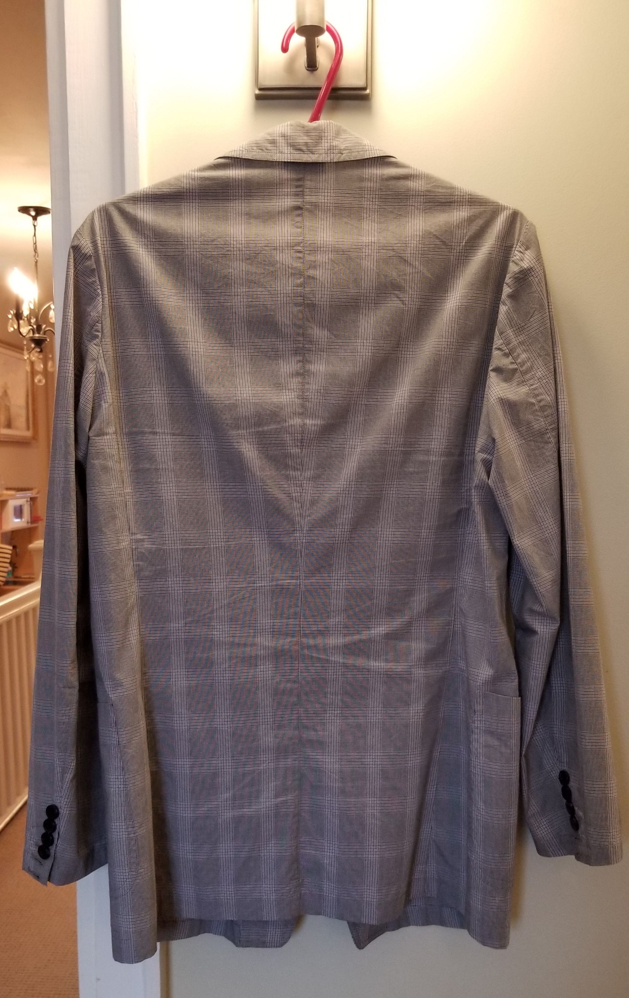 Dries Van Noten Dries Van Noten Gray Check Blazer Size 38R - 6 Thumbnail