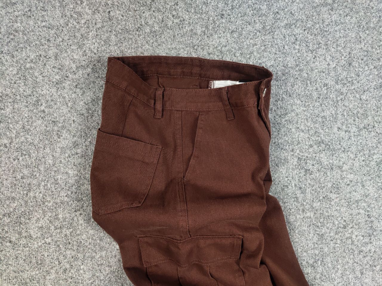 Japanese Brand Vintage 90's Japan Style Y2K Brown Denim Cargo Jeans Pants Size 26" / US 2 / IT 38 - 16 Thumbnail