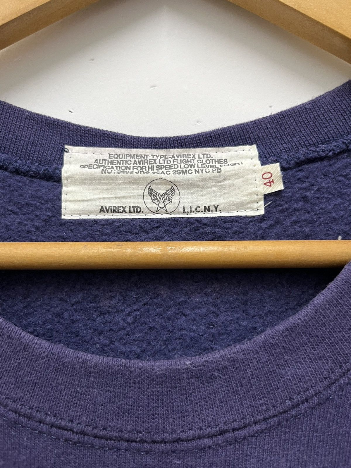 Avirex Vintage Avirex Life Saver Military Sweatshirt 40 Size US M / EU 48-50 / 2 - 6 Thumbnail
