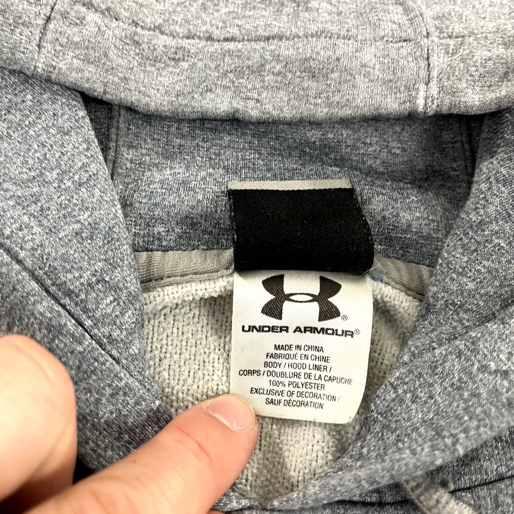 Under Armour **Under Armour Mens Medium Gray Fleece Hoodie Gym Training Pullover** User: Under Armour Mens Medium Gray Fleece Hoodie Gym Training Pullover Size US M / EU 48-50 / 2 - 4 Thumbnail