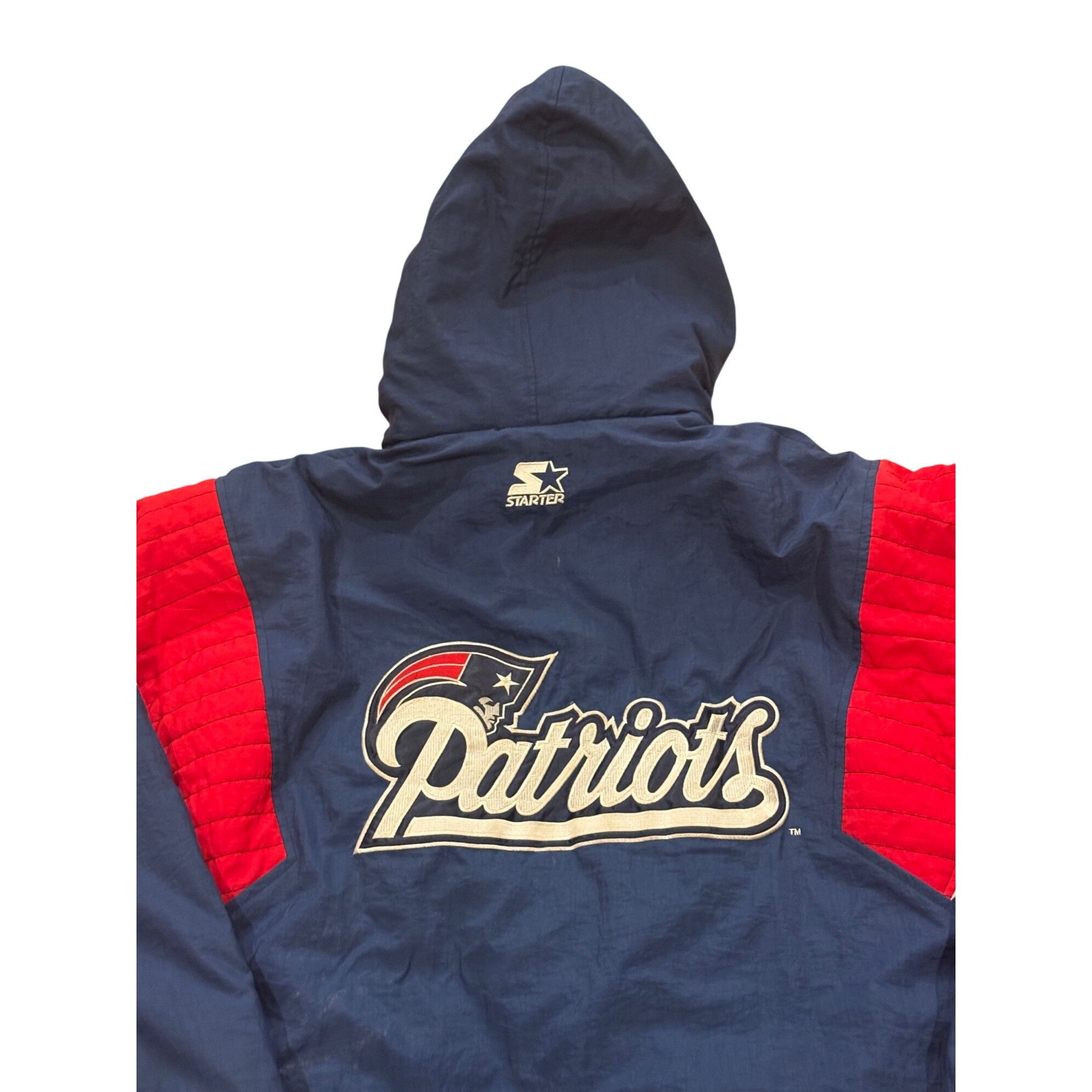 Starter Vintage 90s Starter New England Patriots NFL Pro Line Anorak Size US XL / EU 56 / 4 - 6 Thumbnail