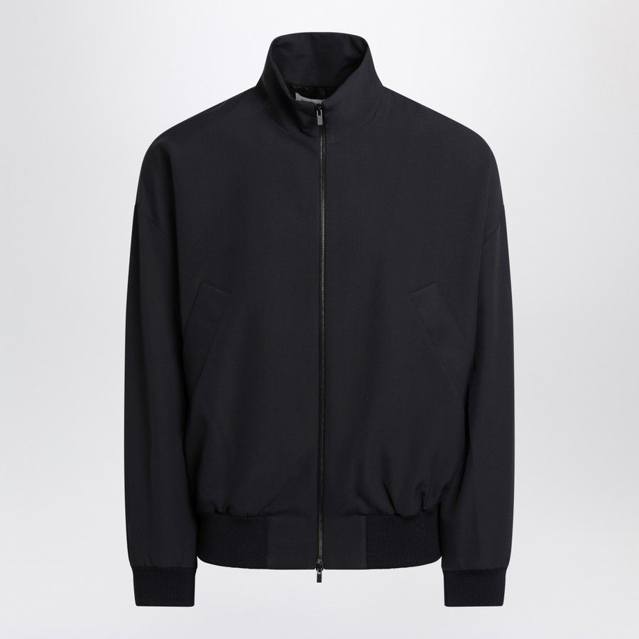 Fear of God o1d2blof0226 Wool Zip Jacket in Navy Blue Size US L / EU 52-54 / 3 - 1 Thumbnail