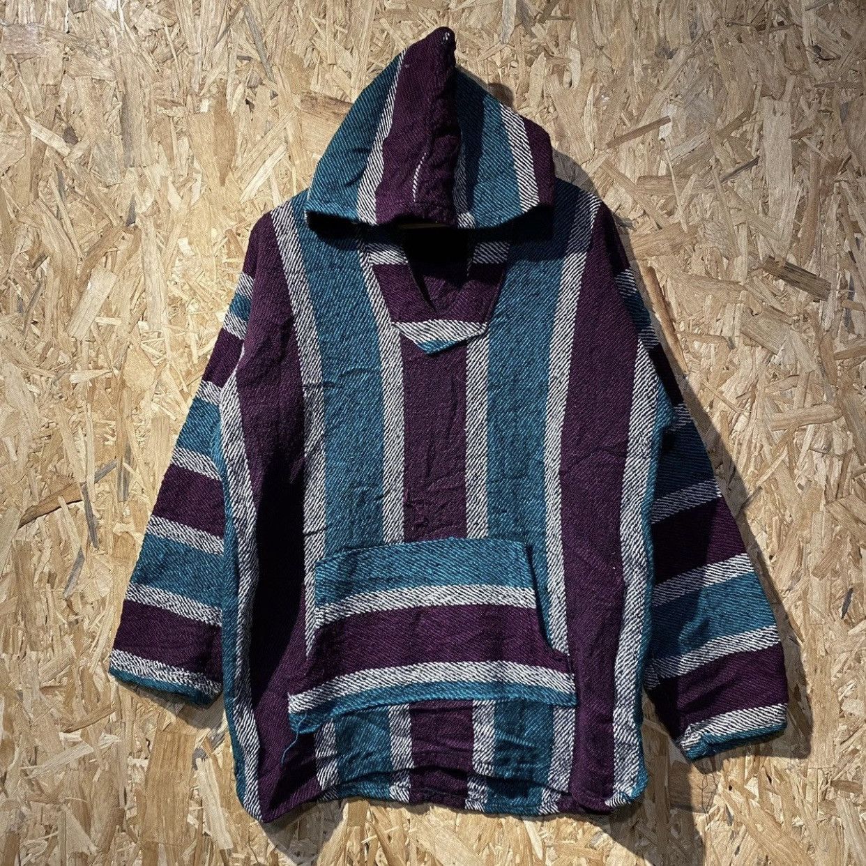 Baja Joe × Mexican Threads × Vintage VINTAGE RARE‼️Mexicana Threads Baja Hoodie By Nuevo Americana Size US XL / EU 56 / 4 - 1 Thumbnail