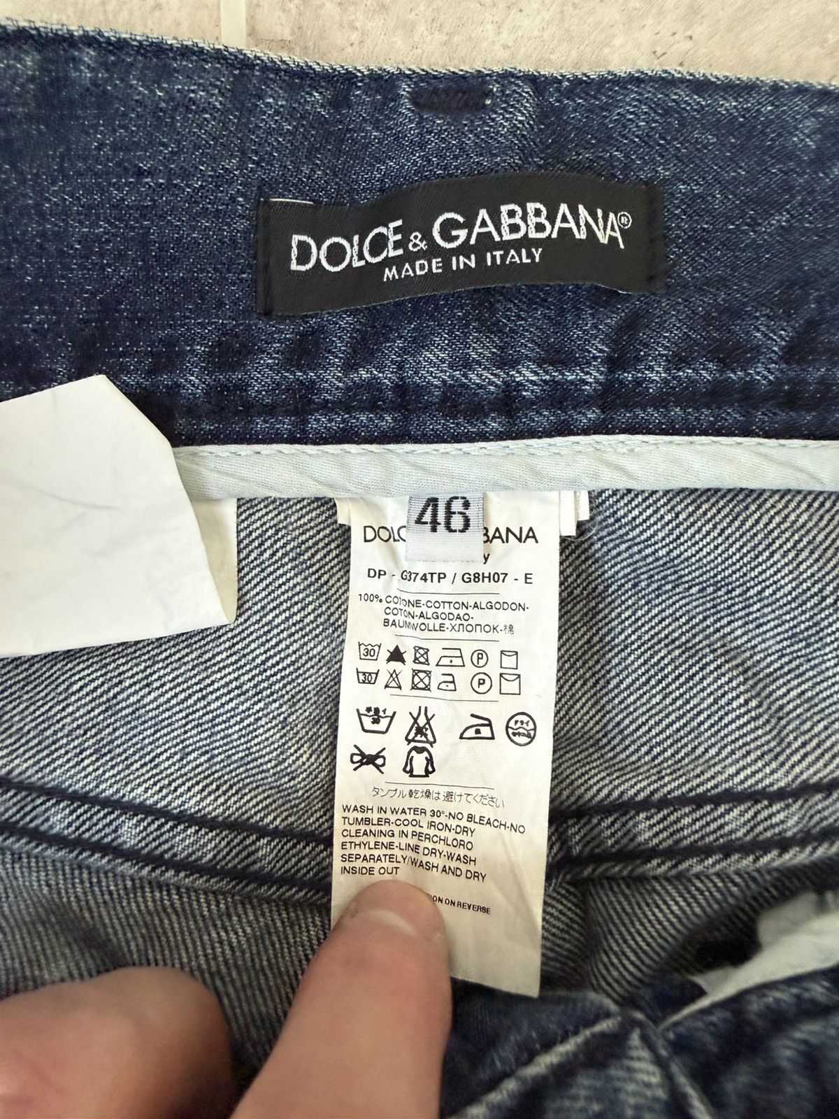 Dolce & Gabbana Dolce Gabanna jeans street wear y2k rap hip hop Size US 30 / EU 46 - 6 Thumbnail
